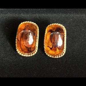Vintage clip on earrings